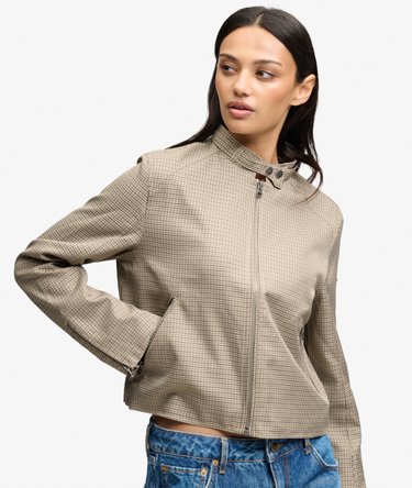 Moto Check Jacket Image 2
