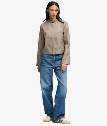 Moto Check Jacket Image 3
