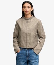 Moto Check Jacket