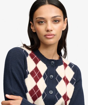 Argyle Cardigan Image 4