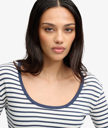 Athletic Essentials Striped Long Sleeve Top Image 4