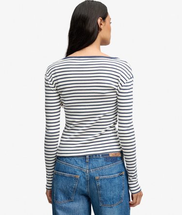 Athletic Essentials Striped Long Sleeve Top Image 5