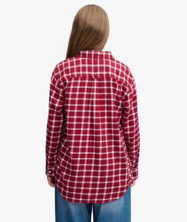 Flanellen Boyfriend Blouse oversized pasvorm Image 5