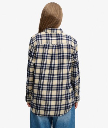 Flanellen Boyfriend Blouse oversized pasvorm Image 5