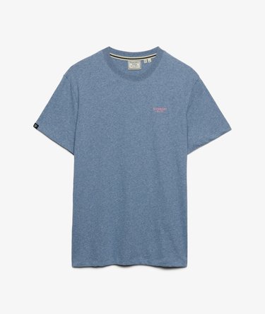 Camiseta con Logo Apilado Bordado Essential Image 6