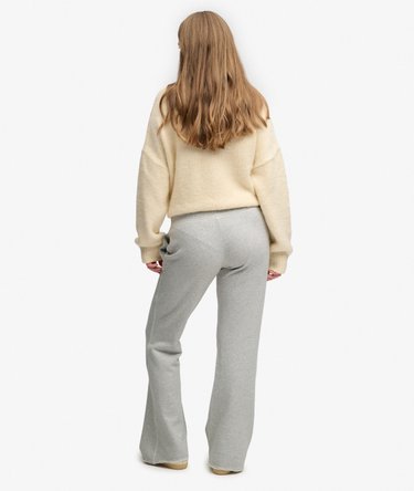 Athletic Embroidered Flare Joggers Image 5