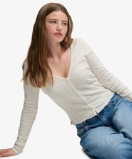 Athletic Essential Pointelle Cardigan