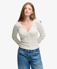 Athletic Essential Pointelle Cardigan