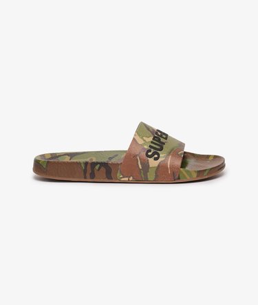 Camo Print Pool Sliders Image 1