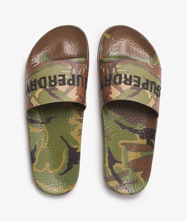 Camo Print Pool Sliders Image 6