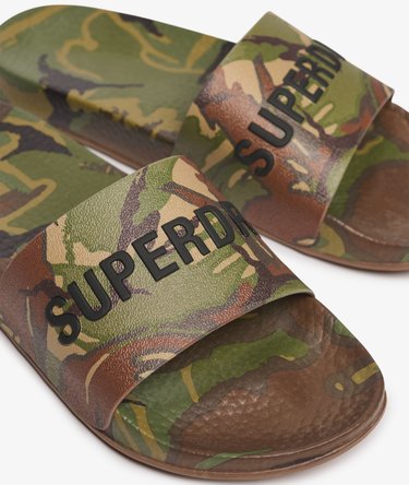 Camo Print Pool Sliders Image 5