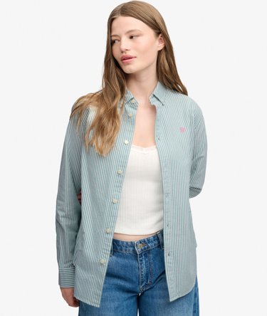 Slim Oxford Button Down Long Sleeve Shirt Image 1