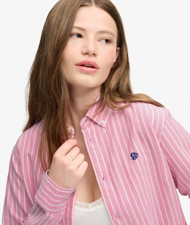 Slim Oxford Button Down Long Sleeve Shirt Image 5