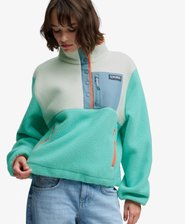 Colour Block Fleece Pullover