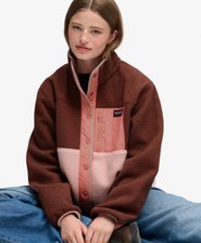 Colour Block Fleece Jacket