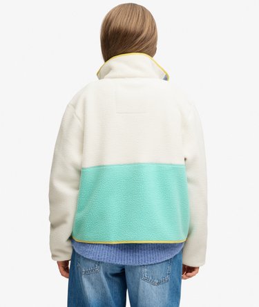Colour Block Fleece Jacket Image 5