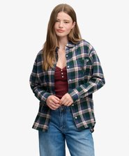 Ruudullinen Flanelli-paita Oversized-istuvuus
