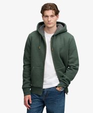 Borg Lined Zip Hoodie