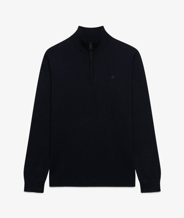 Maglione Essential Mezza Zip Vestibilit&agrave; Slim Image 7