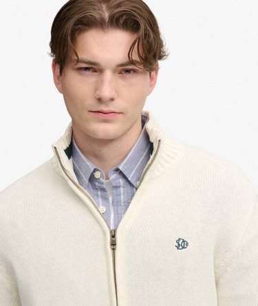 Pull en maille &agrave; fermeture &eacute;clair Image 4