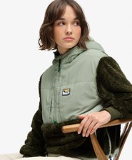 Superweiche Hybrid-Jacke mit Halbrei&szlig;verschluss