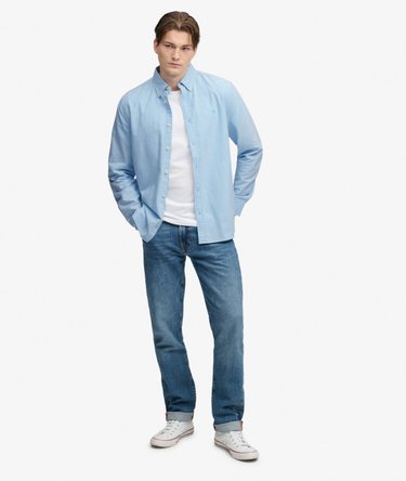 Preppy Oxford Long Sleeve Shirt Image 3