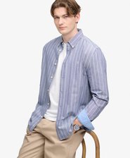 Preppy Oxford Long Sleeve Shirt