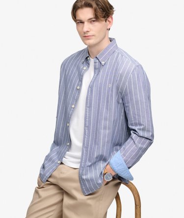Preppy Oxford Long Sleeve Shirt Image 2