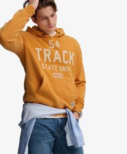 Track Kapuzenpullover mit lockerer Passform