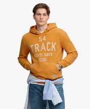 Track Kapuzenpullover mit lockerer Passform