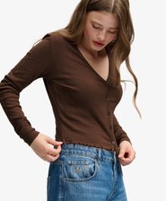 Cardigan Pointelle Athletic Essential