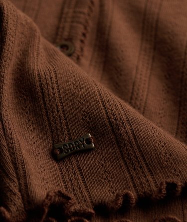 Athletic Essential Pointelle Cardigan Image 7