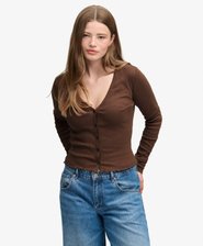 Cardigan Pointelle Athletic Essential