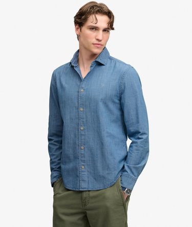 Essentials Chambray Long Sleeve Shirt Image 1