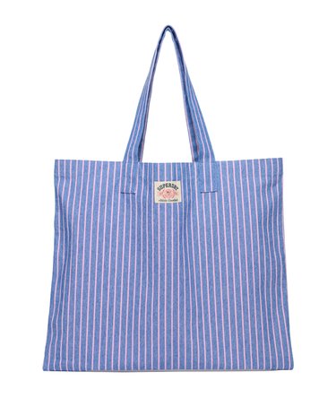 Bolso Tote Oxford Stripe Corte Regular Image 1