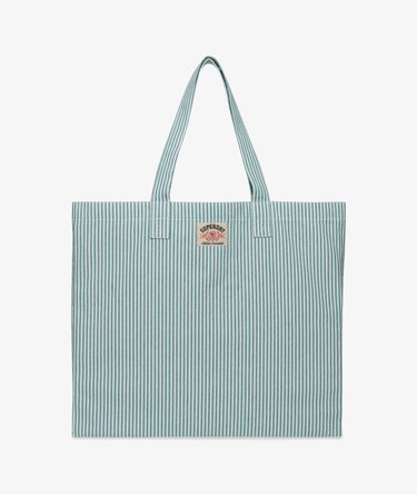 Bolso Tote Oxford Stripe Corte Regular Image 1
