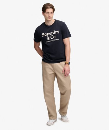 Company Logo T-shirt Relaxed Pasvorm Image 3