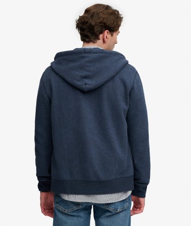 Applique Relaxed Zip Hoodie Image 5