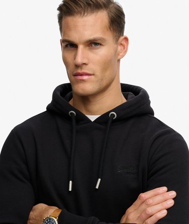 Vintage Logo Embroidered Hoodie Image 1