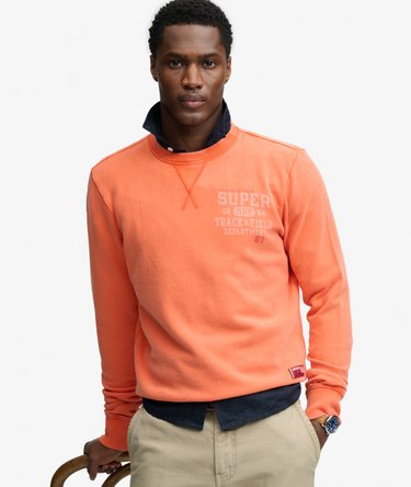 Sweatshirt Vintage Preppy Coupe D&eacute;contract&eacute;e Image 2