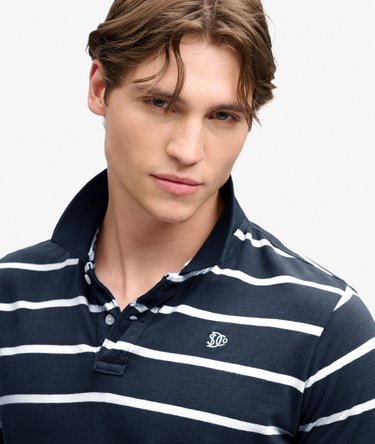 Polo Vintage Stripe Jersey Coupe D&eacute;contract&eacute;e Image 4