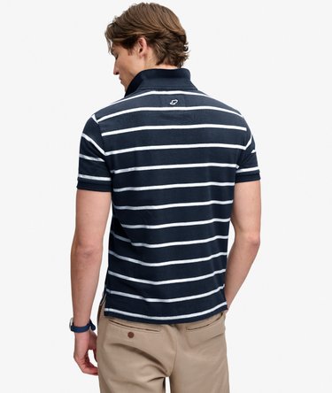 Polo Vintage Stripe Jersey Coupe D&eacute;contract&eacute;e Image 6
