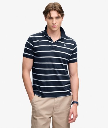 Polo Vintage Stripe Jersey Coupe D&eacute;contract&eacute;e Image 3