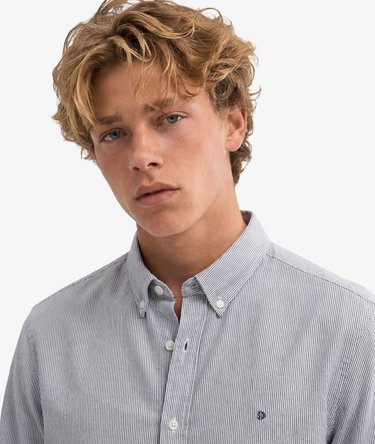 Chemise Oxford Classique &agrave; Manches Longues Image 1