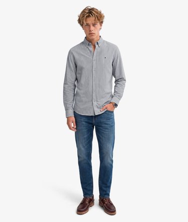 Chemise Oxford Classique &agrave; Manches Longues Image 2