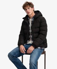 Giacca Puffer Sportiva con Cappuccio