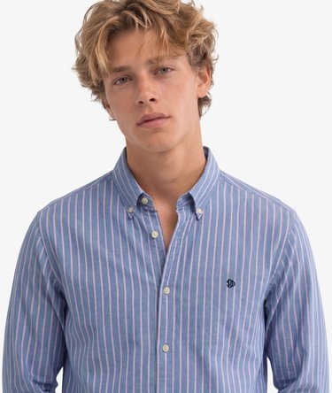 Preppy Oxford -paita Rento Istuvuus Image 4