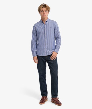Preppy Oxford -paita Rento Istuvuus Image 3