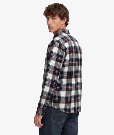 Chemise Lumberjack en Coton &agrave; Manches Longues Image 5