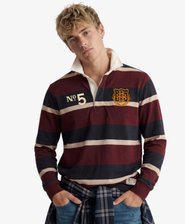 Double Emblem Stripe Rugbytr&ouml;ja